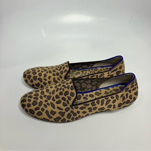 Rothy’s The Loafer animal print flats washable shoes size 6.5 - Picture 3 of 10